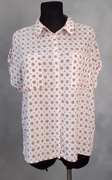 Reserved 46 koszula damska z orientalnym wzorem luźna, przewiewna