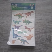 Tatuaże zmywalne dla dzieci – dinozaury Sticker Boo