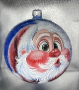 Bombka choinkowa ręcznie malowana 