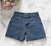 Spodenki Szorty Sinsay Mom Fit 32/XXS Wysoki Stan Szerokie