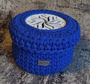 Koszyk ze sznurka „Hand made” kolory