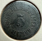 5 Pf Altdamm Szczecin Dąbie OBÓZ LAGER Cynk