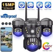 Kamera WIFI z 3 obiektywami 15MP Obrotowa IP66