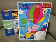 Puzzle Gigant 36el. prezent Peppa Pig kolorowanka Psi Patrol Stitch trefl