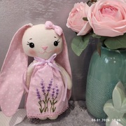 Królik maskotka przytulanka ręcznej roboty 