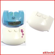 LEGO 93604 KLIN zakrzywiony 3x4 dach maska biały średni niebieski - 1 szt