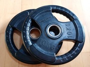 GUMOWANY TALERZ OLIMPIJSKI ŻELIWNY UNDERFIT 2 x 10 KG