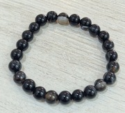 Bransoletka z naturalnego obsydianu 8mm 