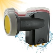 Konwerter quad (poczwórny) SCHWAIGER -401-  CZARNY