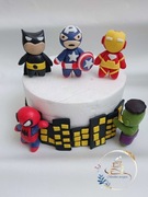 Figurki z masy cukrowej na zamówienie.Zestaw bohaterowie.