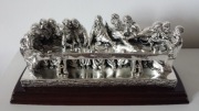 Figura posrebrzana ostatnia wieczerza