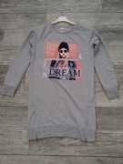 Bluza 164 S szara długa