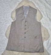 Kamizelka garniturowa S Bezowa