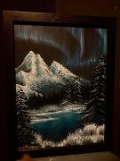 Krajobraz malowany ręcznie