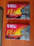 Kaseta magnetofonowa Emtec Basf 90  2 X KASETA foliowana