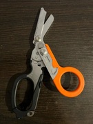 Multitool Nożyczki ratownicze wielofunkcyjne Czarno - Pomarańczowe