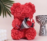 Uroczy Czerwony Miś idealny prezent na walentynki,urodziny,ślub