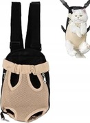 Plecak dla kotów i psów małych rozmiarów kolorek beżowy 