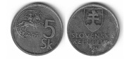 S08 Słowacja 5 koron 1994