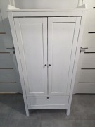 Szafa dziecięca Ikea 2 drzwi z szufladą Sundvik 80x50x171 Biała