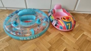 2x Koło kółko do pływania nabaiji ponton dla bobasa niemowlaka 