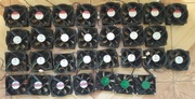 Wentylatory 80x80, 4-pin, AVC, FOXCONN, INNE; 30szt; nie złom