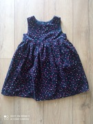 YD sukienka sztruks serca 98 2-3