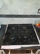Kuchnia plyta gazowa NEEF jak nowa szklana czarna