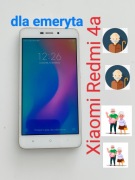 złoty  Xiaomi Redmi 4a smartfon dla emeryta + słuchawki 