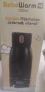 BEBELUX BEBE WARM PODGRZEWACZ DO WODY,MLEKA PRZENOŚNY 500 ML CZARNY 