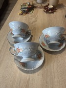 Filizanki porcelanowe wawel kwiaty 3szt.