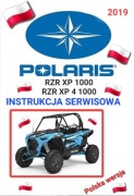 KSIAZKA NAPRAW POLARIS RZR XP 1000 RZR XP 4 1000 HIGH LIFTER 2019r j.POLSKI