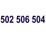 Złoty Numer 502 506 504