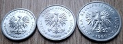 1 zł. 1990 r. w zestawie 3 monet PRL