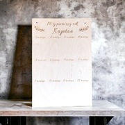 Tablica na zdjęcia,roczek,60/40 cm