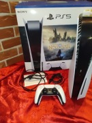 Konsola ps5 fat z napędem+ pad+ gra