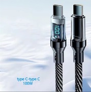 Kabel do ładowania Typ C do Typ C Szybkie ładowanie do 120W Długość 1m