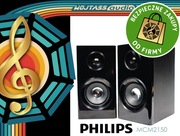 Kolumny głośnikowe PHILIPS MCM2150 czarny połysk GŁOŚNIKI *Stereo para