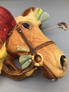 Figurka ścienna Bossons – Beduin z koniem, kolekcjonerski Anglia lata 60/70