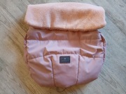 Pół śpiworek do fotelika Beztroska jasno różowy 