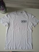 H&M męska koszulka T-shirt biała r S