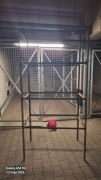 REGAŁ metalowy z kątowników stelaż 200/60/100 cm