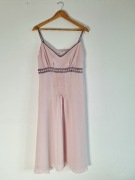 Apart sukienka koktajlowa pudrowy róż 42 elegancka