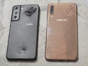 #93.telefony samsung s21fe uszkodzone 