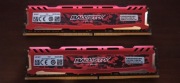 Crucial 16GB (2x8GB) 3000MHz CL15 Ballistix Sport LT Red