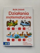 Działania matematyczne blok zadań zielona sowa