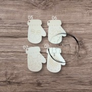 Baza do malowania. święta rękawiczki decoupage