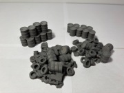 Makieta beczek i opon –  teren do gier bitewnych / RPG – druk 3D
