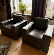 komplet: fotele + pufa