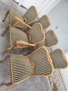 Komplet 6 solidnych krzeseł w stylu Ludwika XV –  rzemieślnicza jakość